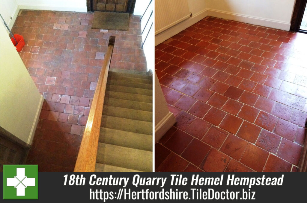 18th Century Quarry Tile Renovation near Hemel Hempstead